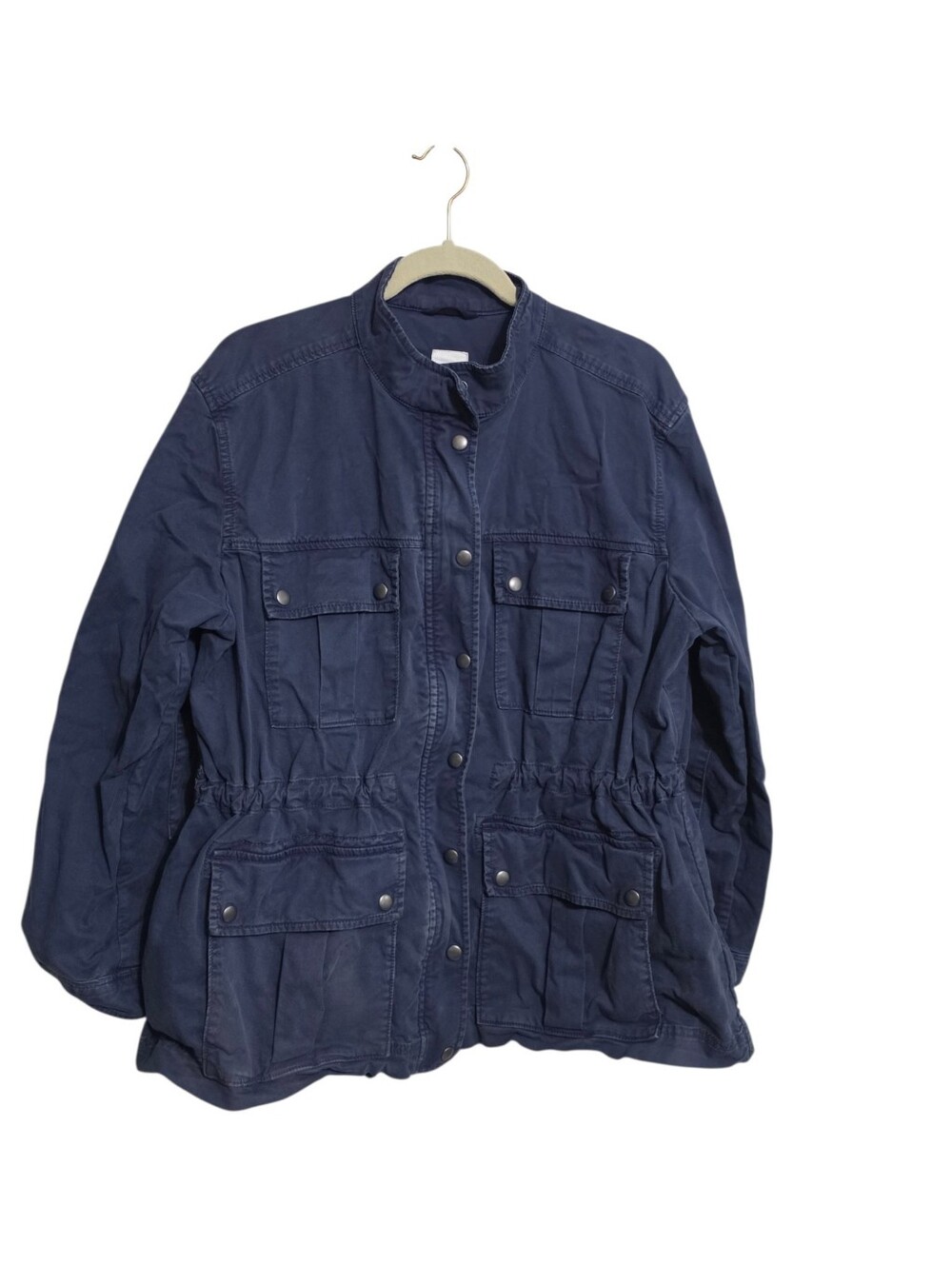 Gap Womens Blue Utility Barn Jacket XL Chore Military Granola